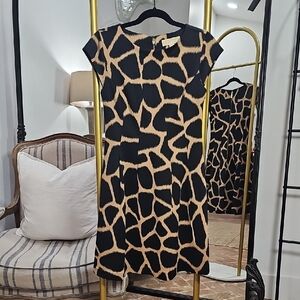 MICHAEL Michael Kors giraffe-print sheath dress